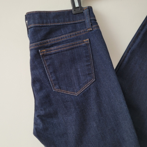 J. Crew Toothpick Dark Wash Mid Rise Slender Ankle Jeans Size 27 - Picture 5 of 15